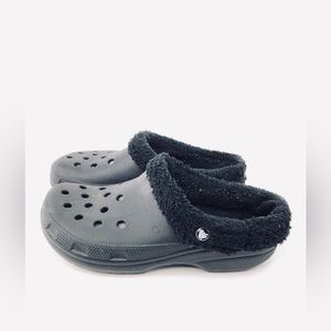 CROCS Mammoth Insulated Slip On Black Shoes Clogs- Unisex / Womens 8 - Mens 6